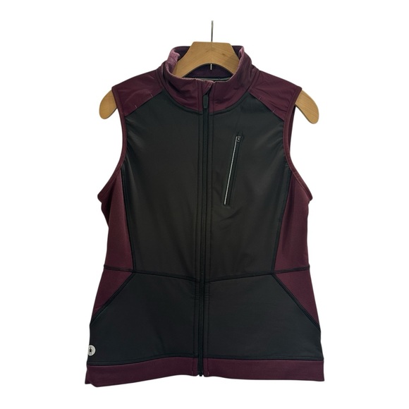 Smartwool Jackets & Blazers - Smartwool Active Fleece Insulated Wind Vest Medium Eggplant Black EUC